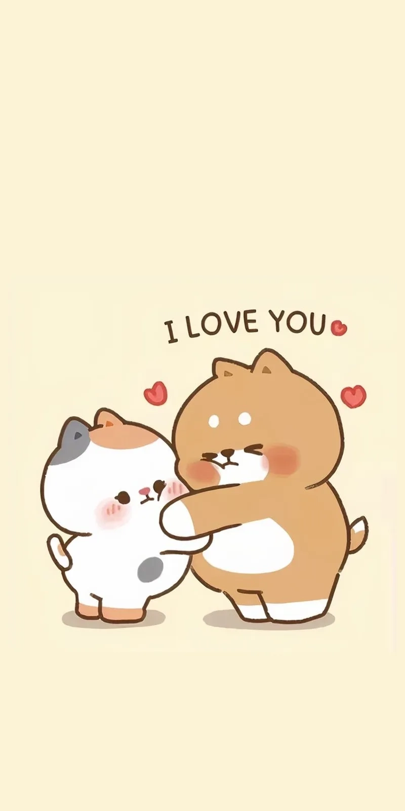 I love you meme cute này sẽ làm bạn mỉm cười với sự dễ thương không thể cưỡng lại.