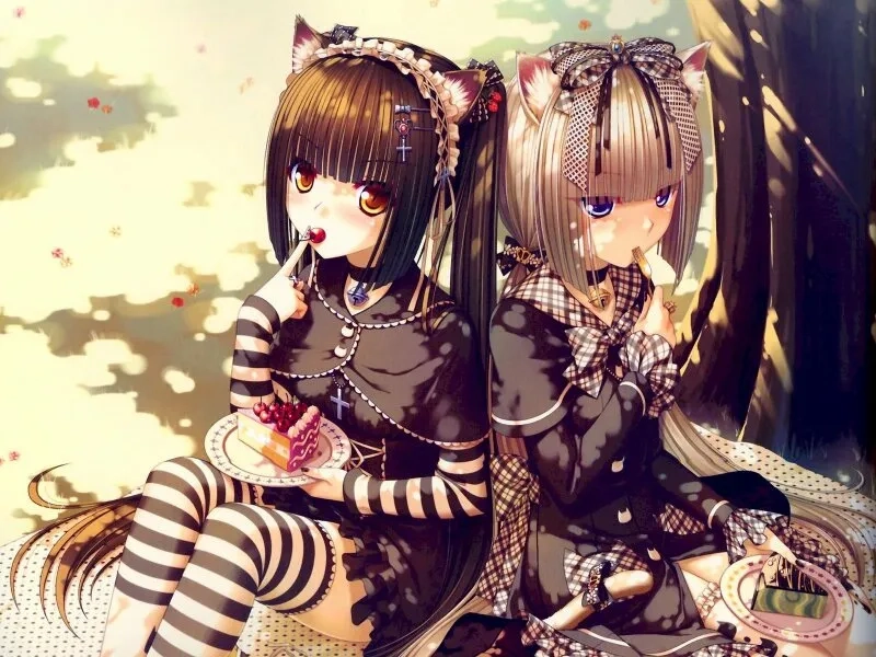 Ảnh avatar anime nữ cute dễ thương, nhẹ nhàng và tươi tắn.