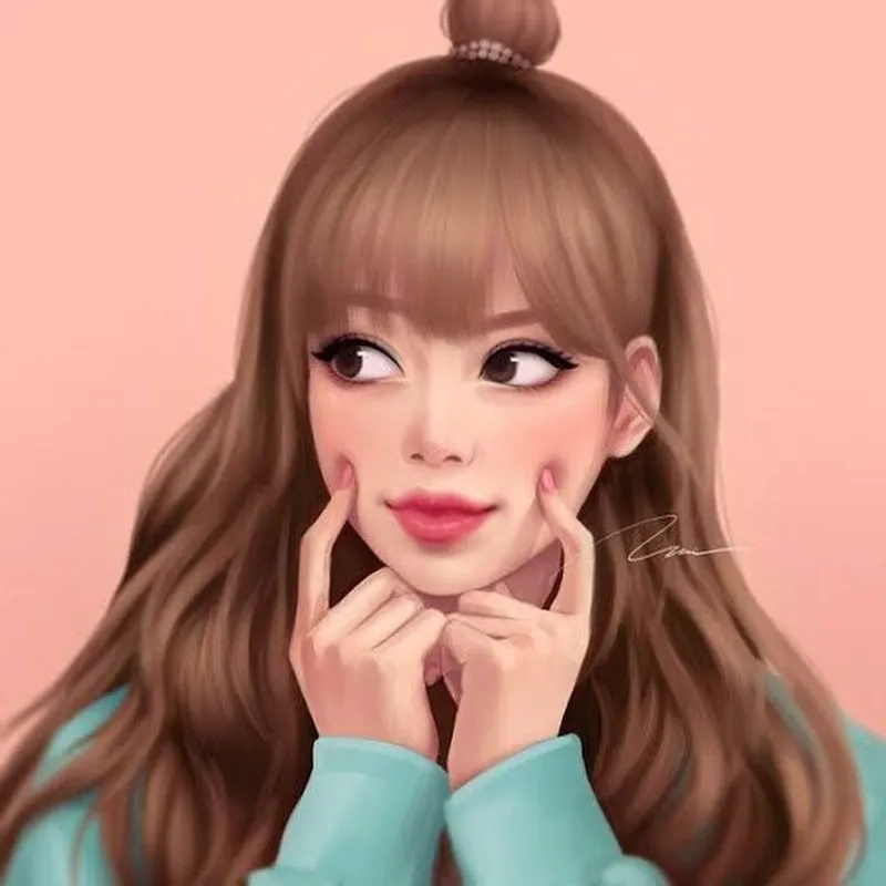 Avatar Blackpink Rose đẹp xuất sắc, thu hút mọi ánh nhìn.