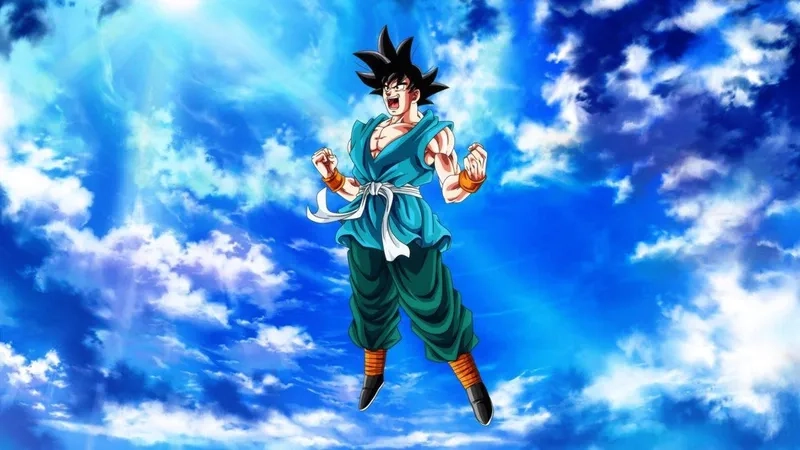 Tạo dấu ấn với hình nền black goku cực ngầu.