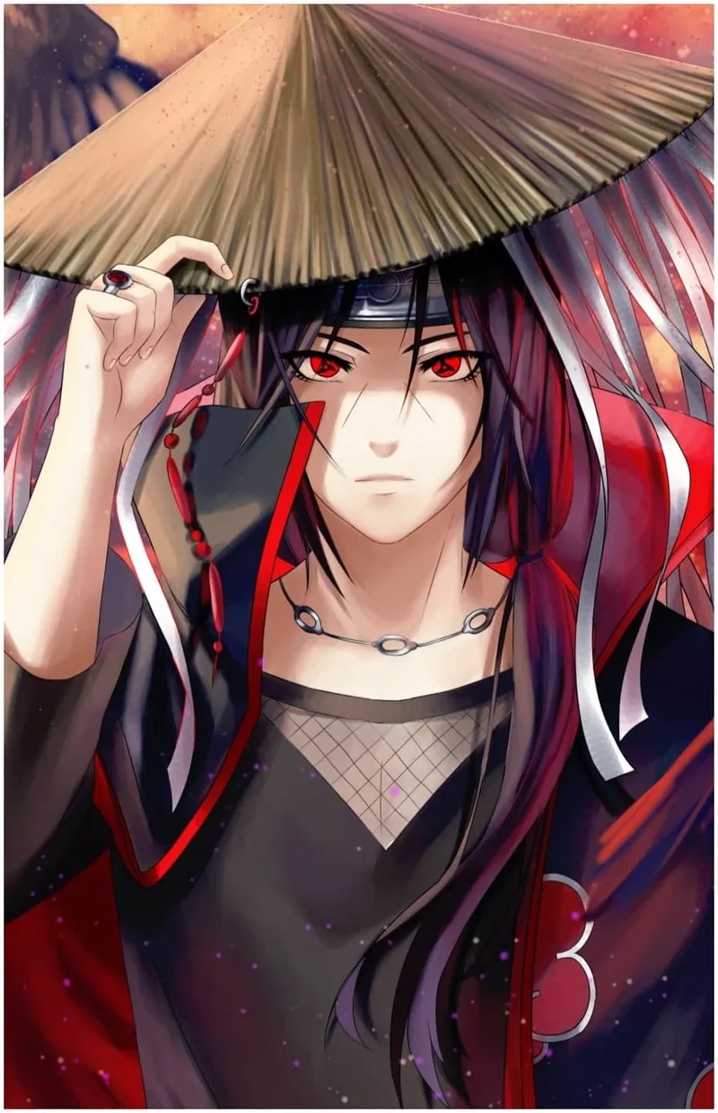 Hình ảnh susanoo của itachi đầy uy lực và sự hoành tráng.