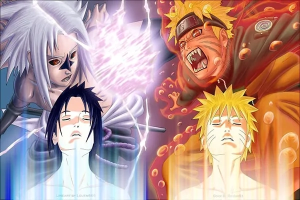 Hình vẽ Naruto Cửu Vĩ đầy nghệ thuật và chân thực.