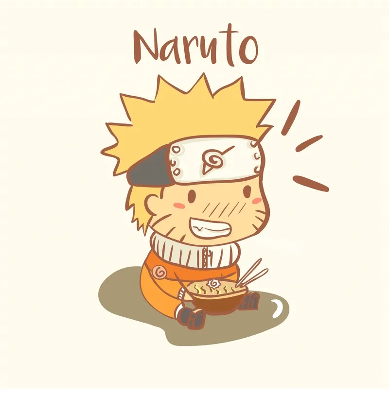 Hình anime Naruto cute lý tưởng cho những fan yêu thích sự dễ thương.