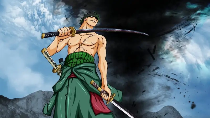 Ảnh Zoro full HD siêu nét, từng chi tiết đều cuốn hút.