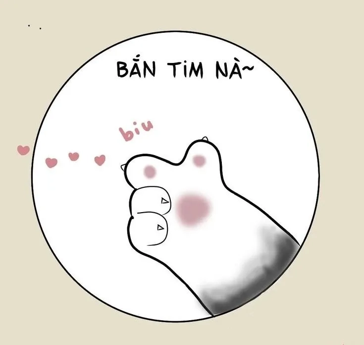 Hình trái tim cute meme mèo tặng hoa này chắc chắn sẽ làm bạn cười.