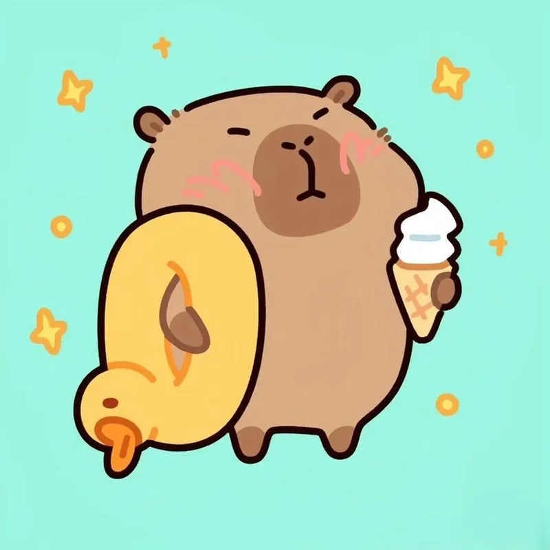 Capybara egg meme là những bức ảnh capybara trong các tình huống ngộ nghĩnh liên quan đến trứng.