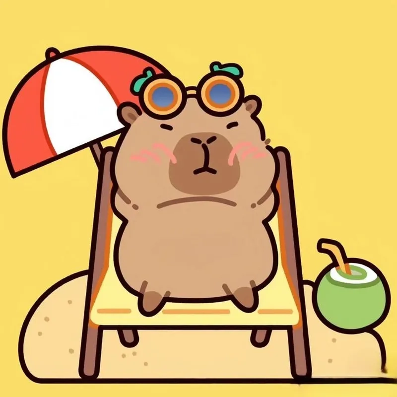 Capybara human meme tạo ra sự tương phản hài hước giữa capybara và con người trong các tình huống vui nhộn.