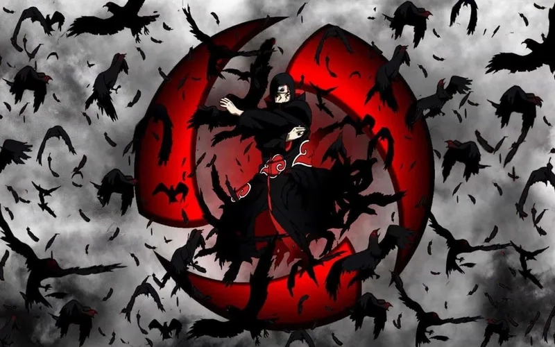 Hình ảnh của itachi ghi lại nét đẹp đặc trưng và cá tính mạnh mẽ.