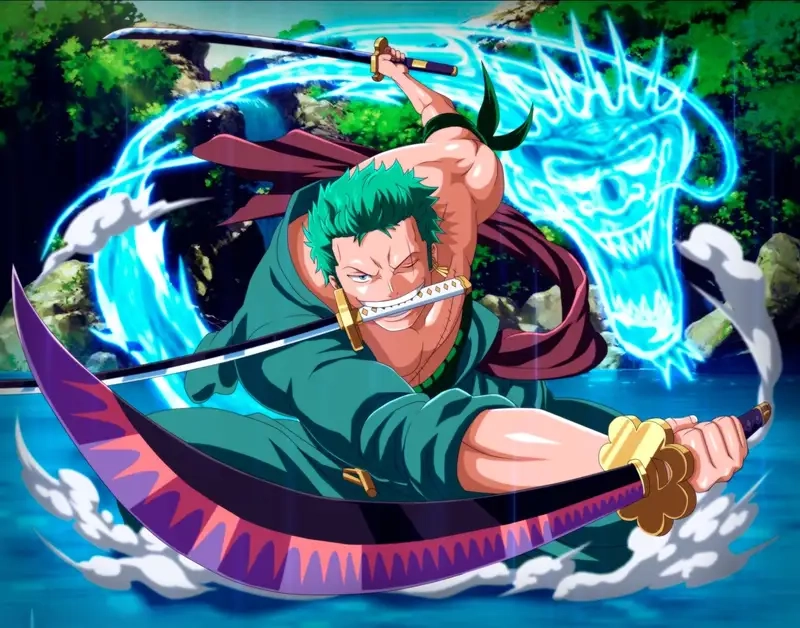 Hình nền anime One Piece Zoro độc đáo, chuẩn phong cách.