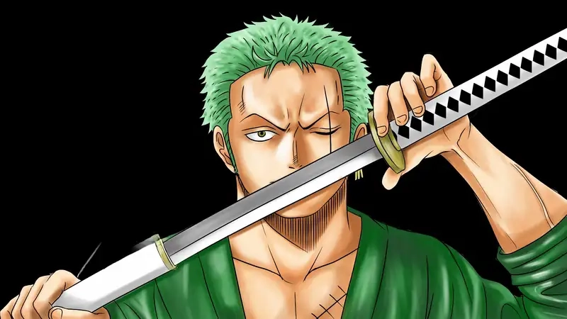 Hình nền của Zoro đặc sắc, phù hợp với người mê anime.