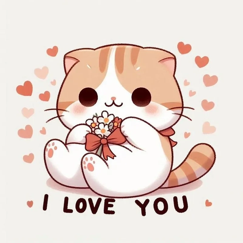 I love you meme romantic này giúp thể hiện tình yêu lãng mạn một cách tinh tế.