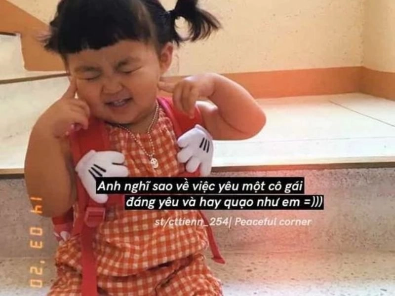 meme mãi yêu ngọt ngào, thể hiện tình cảm sâu đậm nhất.