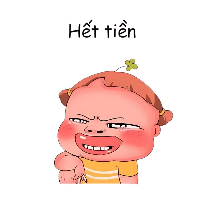 Ảnh meme xin tiền, biểu cảm cực kỳ sáng tạo.