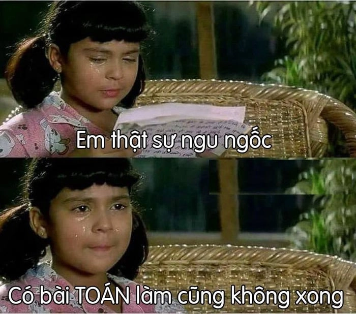 Ngu thì chết khóc lóc cl meme hài hước với thông điệp thâm thúy.