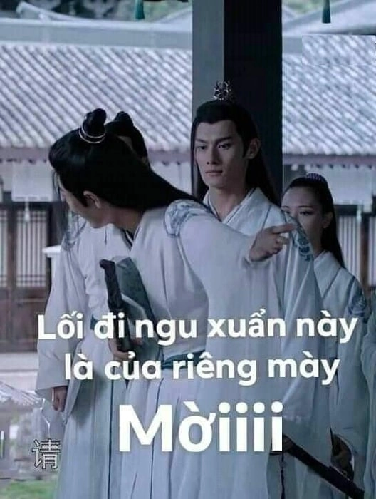 Nguyen meme quen thuộc nhưng vẫn mang lại tiếng cười đầy bất ngờ.