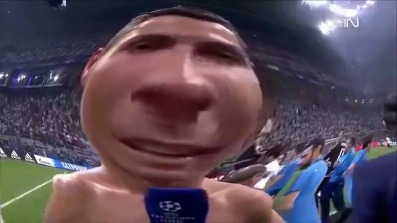 Meme Ronaldo nhận giải hài hước và ấn tượng với biểu cảm đặc biệt.