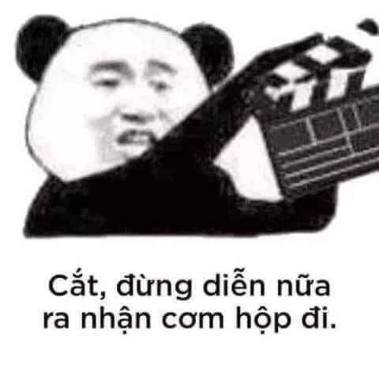 Meme gấu trúc này cực kỳ dễ thương và hài hước.