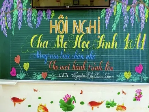 Những ý tưởng độc đáo cho mẫu trang trí bảng họp phụ huynh đẹp nhất