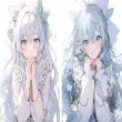 Ảnh anime nữ đầy cuốn hút với ánh mắt mơ màng