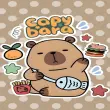 Bộ ảnh Capybara dễ thương khiến dân mạng phát cuồng