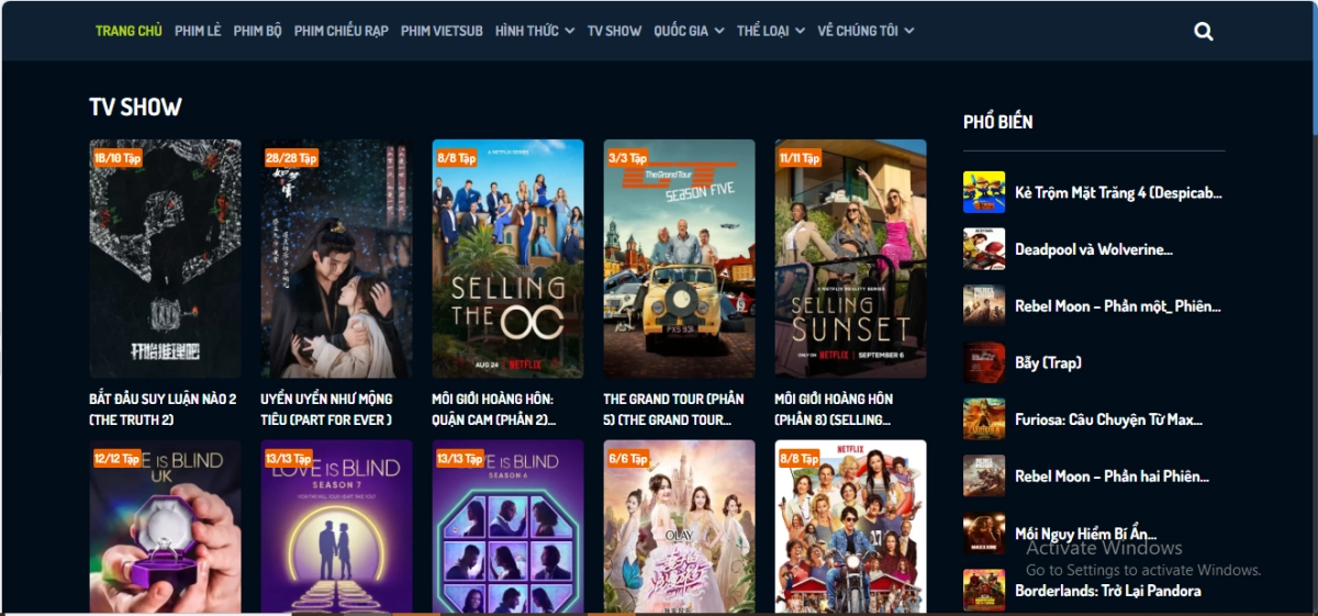 Pubphim – Trang Web Xem TV Show Chất Lượng Cao