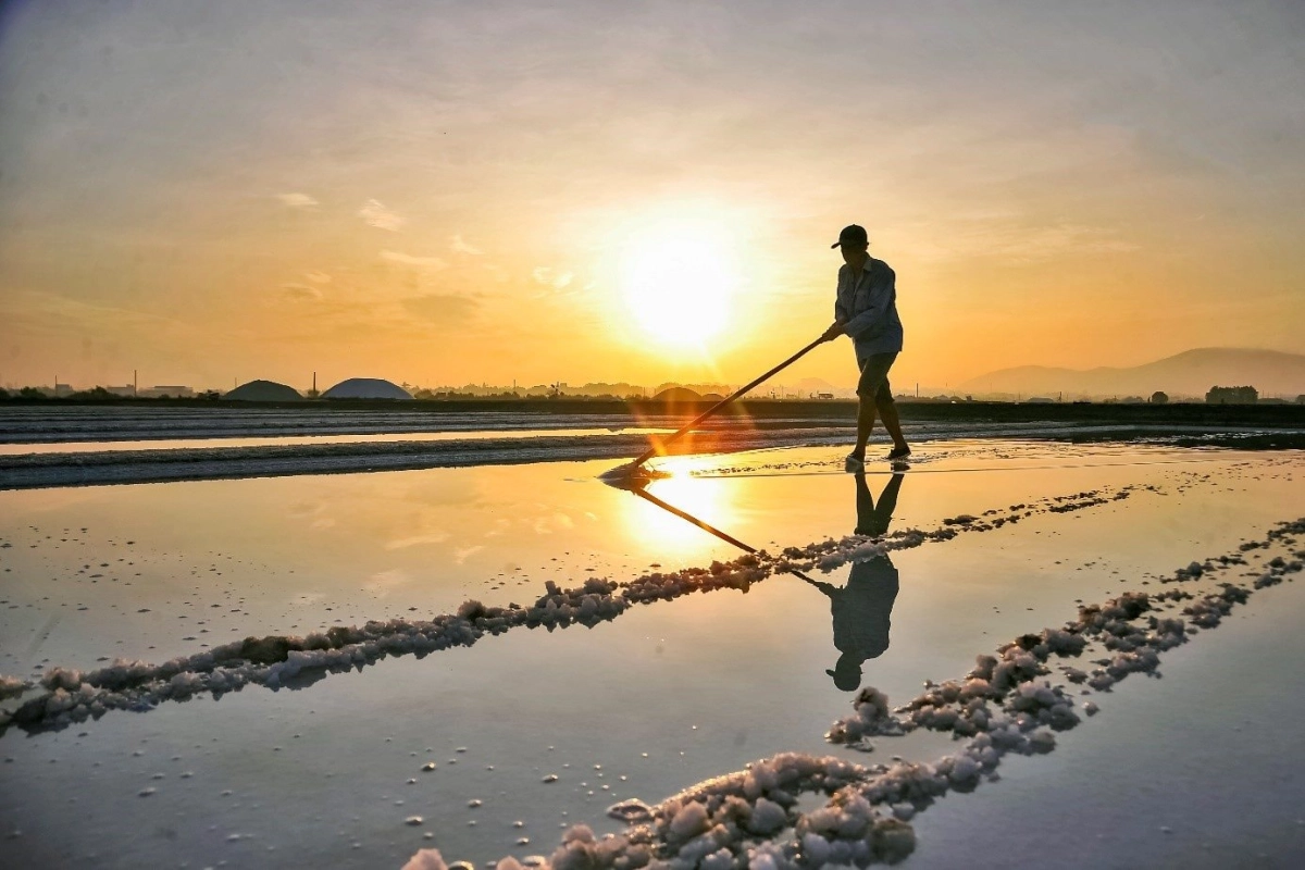 Ảnh bình minh đẹp ở quê mang đến cảm giác yên bình