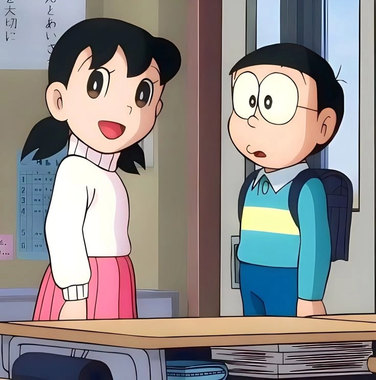 Gợi nhớ những kỷ niệm qua ảnh đôi xuka và nobita