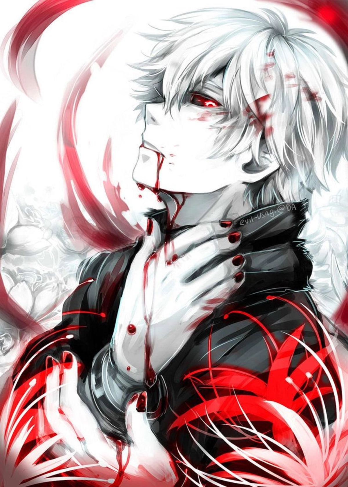 Băng giá và cô độc với lạnh lùng ảnh ác quỷ anime nam