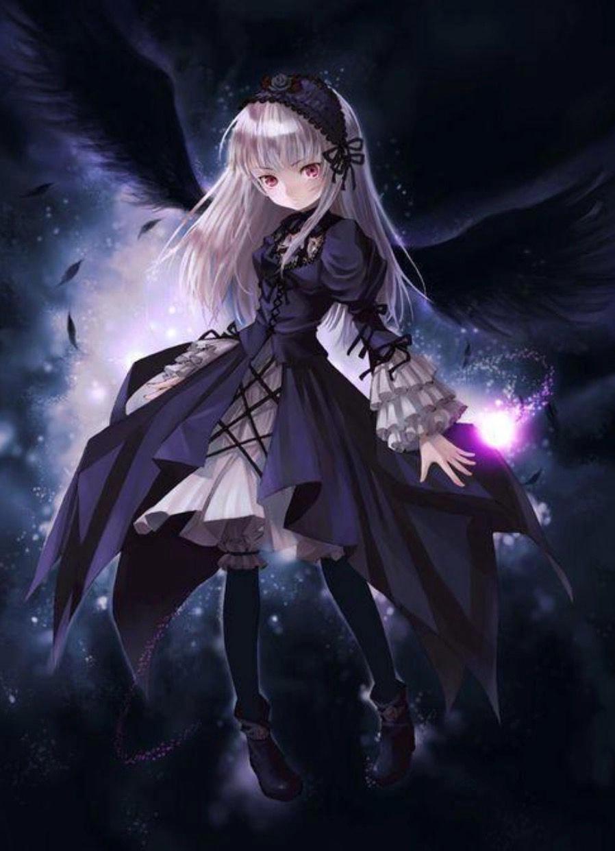 Đối lập huyền ảo từ hình ảnh anime thiên thần và ác quỷ nữ