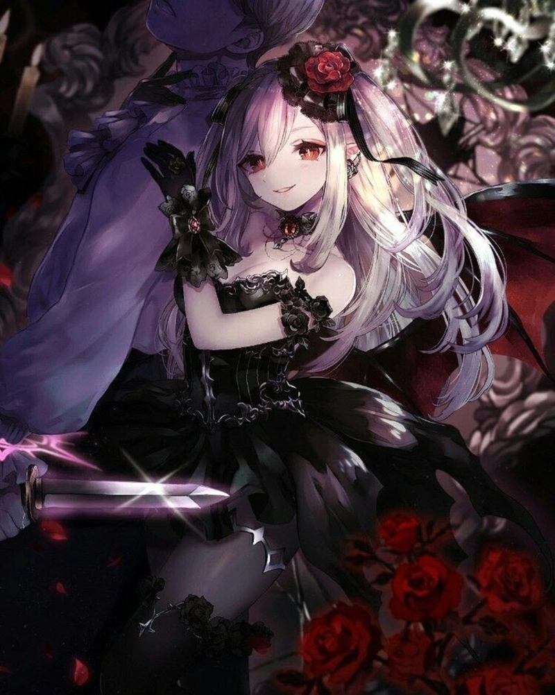 Nét dữ dội trong ảnh ác quỷ anime nữ lạnh lẽo