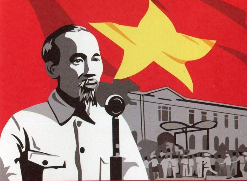 Hình ảnh bác hồ đọc bản tuyên ngôn độc lập đáng nhớ