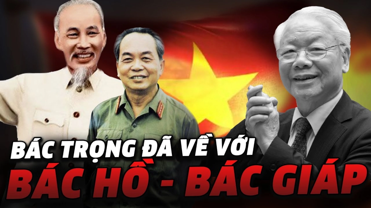 Ảnh bác hồ bác giáp bác trọng thể hiện tinh thần đoàn kết