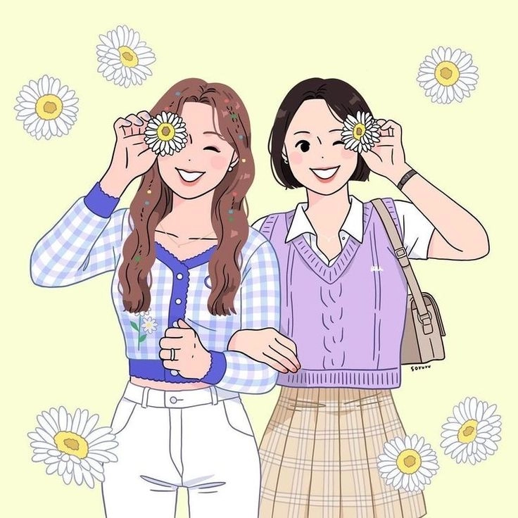 Học hỏi style bff chụp ảnh đôi bạn thân nữ chất