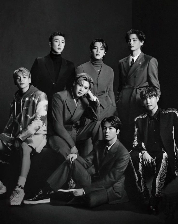 Ấn tượng với ảnh bts trắng đen cực chất