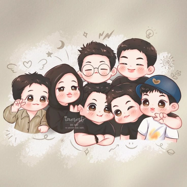 Dễ thương đến ngỡ ngàng qua hình ảnh bts chibi