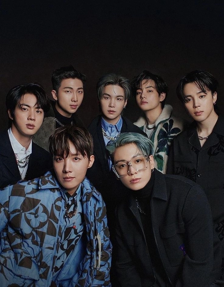 Cả nhóm nổi bật qua ảnh bts ngầu cả nhóm