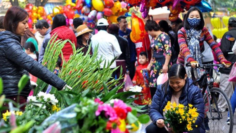 Ký ức tuổi thơ trong hình ảnh chợ tết ngày xưa