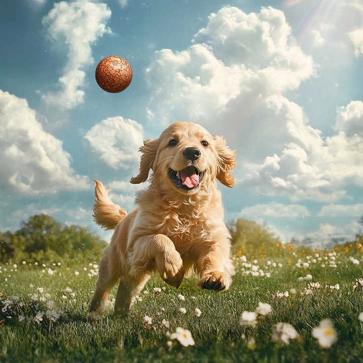 Dễ thương từng chi tiết hình vẽ con chó cute nổi bật