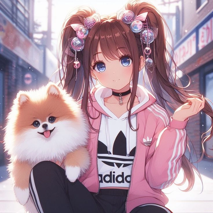 Không gian yêu thương qua hình nền cún con dễ thương