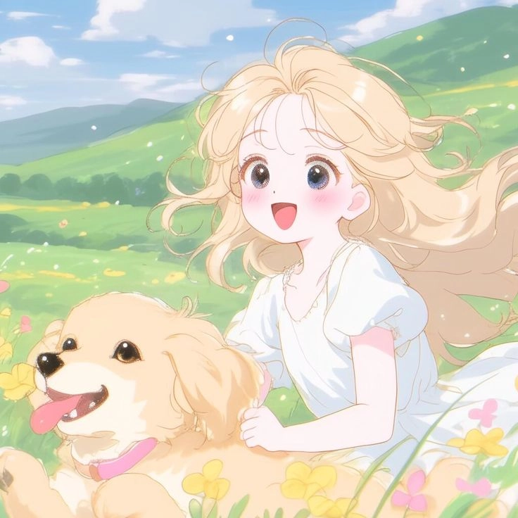 Thư giãn cùng hình nền cute chó đáng yêu