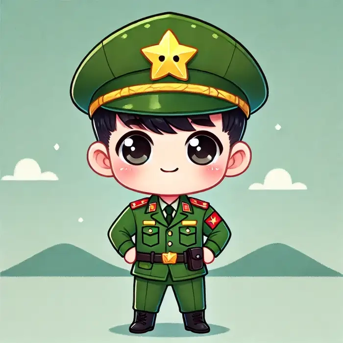 Đậm chất quê hương với hình ảnh chú bộ đội việt nam