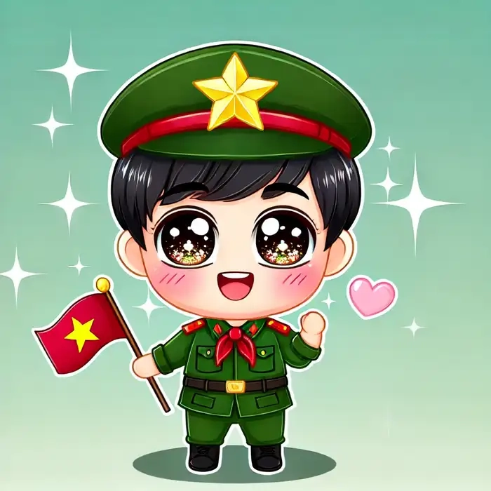 Không thể rời mắt với ảnh chú bộ đội ngầu đầy khí chất