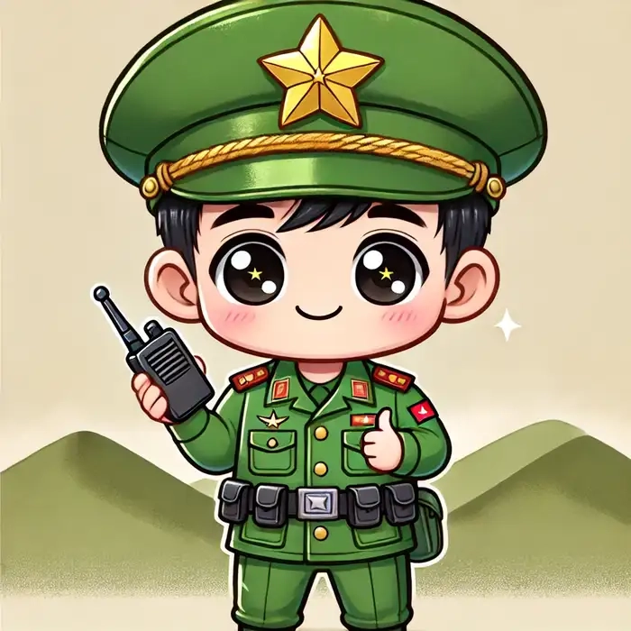 Tải ngay hình ảnh chú bộ đội png nền trong suốt