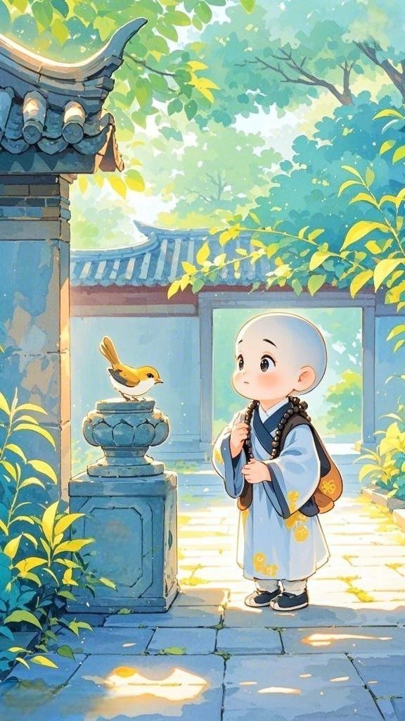 Chiêm ngưỡng hình ảnh những chú tiểu dễ thương mang lại niềm vui