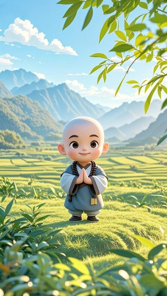 Chiêm ngưỡng ảnh đẹp chú tiểu mang lại cảm giác bình yên