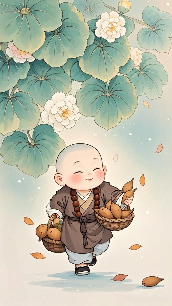 Thư giãn cùng hình các chú tiểu dễ thương trong bộ sưu tập này