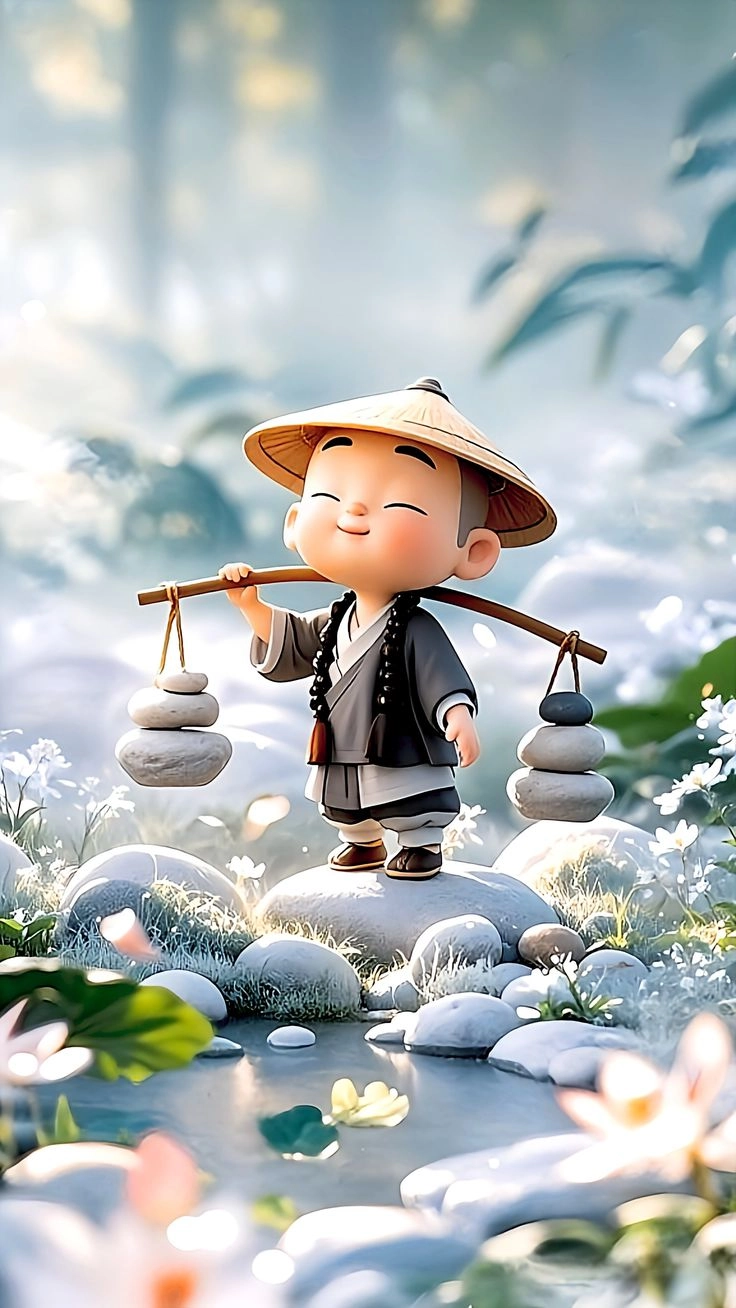 Bộ sưu tập hình ảnh chú tiểu ngộ nghĩnh thu hút sự chú ý