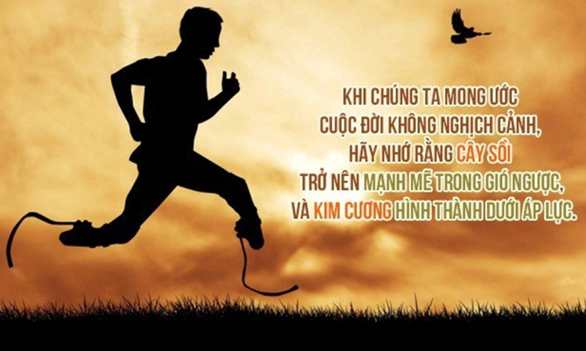 Hành trình kiên trì qua nghị lực hình ảnh cố gắng vượt qua khó khăn