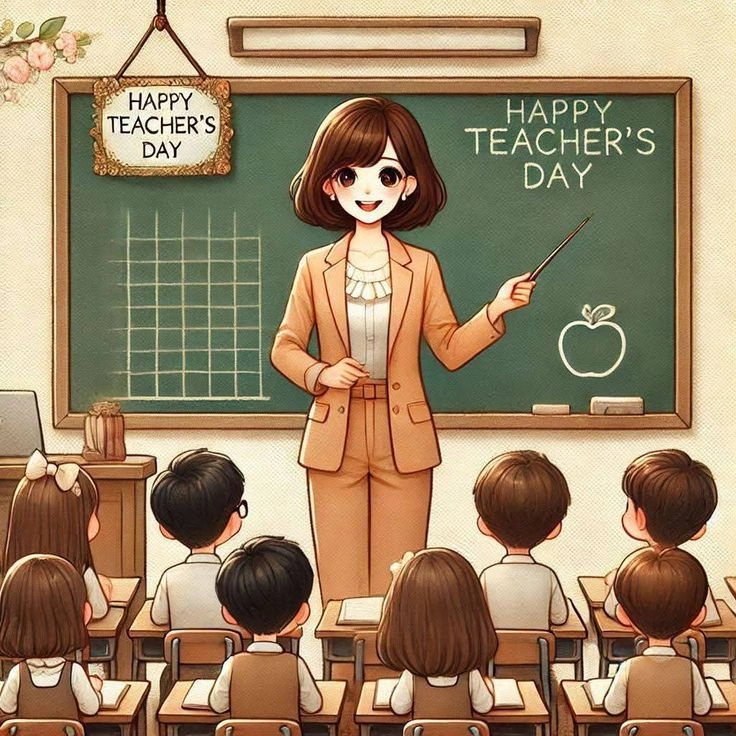 Tận tụy trong công việc ảnh cô giáo dạy học