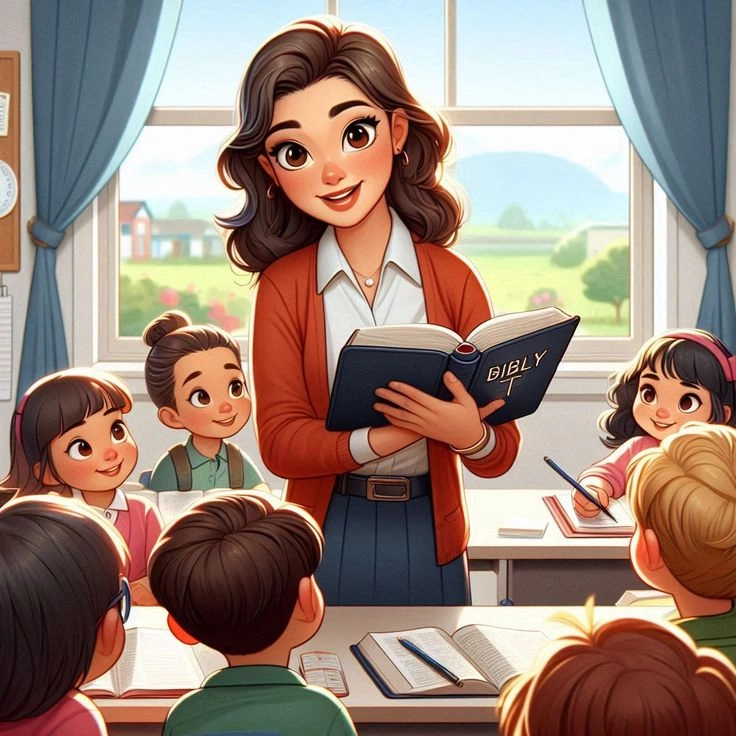 Sôi nổi và ý nghĩa hình ảnh cô giáo giảng bài